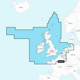 Navionics+ MicroSD Large | EU628L U.K., Ireland & Holland