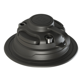 Borika FASTen FMp777 Glue-On pad + mount 94mm zwart/zwart