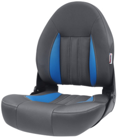 Tempress ProBax High-Back bootstoel antraciet/blauw/carbon