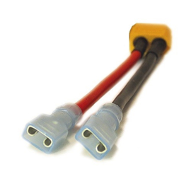 Jarocells verloopkabel XT60 female naar 6,3mm