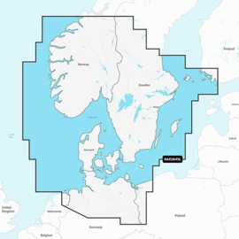 Navionics+ MicroSD Large | EU645L Skagerrak & Kattegat