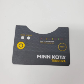 Minn Kota Terrova BT Battery meter and power status