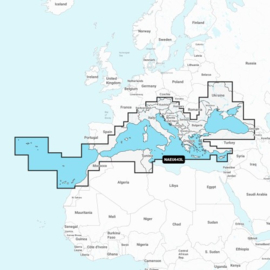 Navionics+ MicroSD Large | EU643L Mediterranean & Black Sea