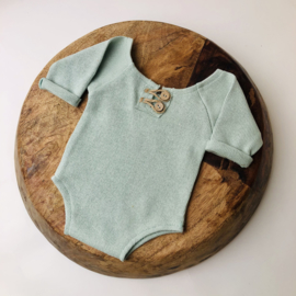 Sitter Romper - Knitted Collection "Baby" - Mint - Size 68