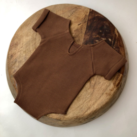 Newborn romper - Special - Brown