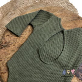 Newborn romper - Special - Olive