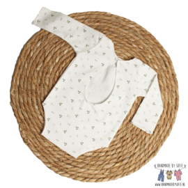 Newborn Romper - Flower Collection - Small Leaf
