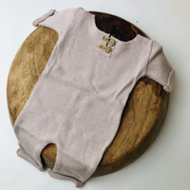 Newborn Onesie - Knitted Collection "Baby" - Sand