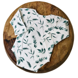 Newborn Romper - Flower Collection - Leaf