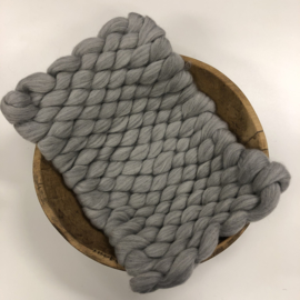 Bump Blanket - melange grey -  RTS