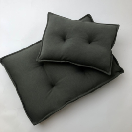 Mattress & Pillow - April Collection - Moss Green