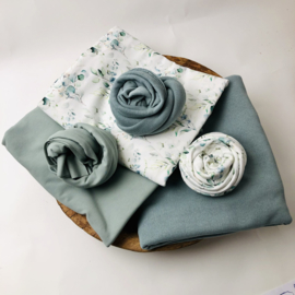 Flower Collection - Stretch Wrap - Eucalyptus