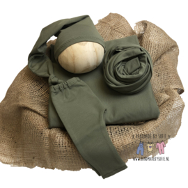 April Collection - Stretch Backdrop  - Olive