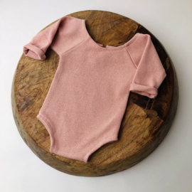 Newborn Romper - Knitted Collection "Baby" - Rose