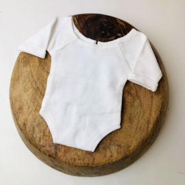 Newborn Romper - Knitted Collection "Baby" - Ecru