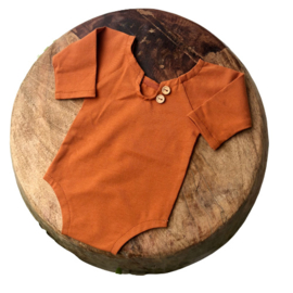 Newborn Romper - april collection - Cognac