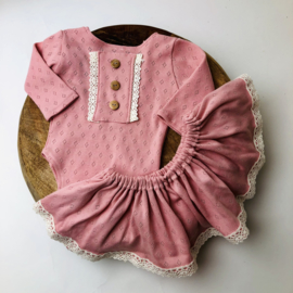 Newborn Romper met los rokje Special collection - Rose