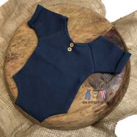 Newborn romper - Special - Marine Blue