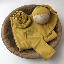 April Collection - Stretch Wrap - Mustard