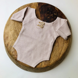 Newborn Romper - Knitted Collection "Baby" - Sand