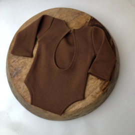 Newborn romper - Special - Brown