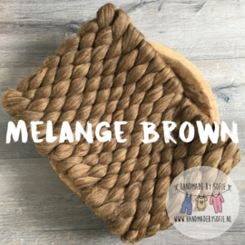 Bump Blanket - Melange Brown - RTS
