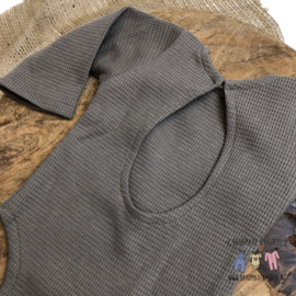 Newborn romper - Special - Taupe