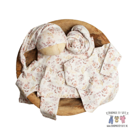 Newborn Romper - Flower Collection - Watercolor Rose