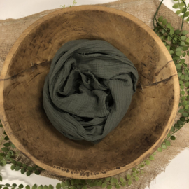Organic Cotton Collection - Layer / Wrap - moss green