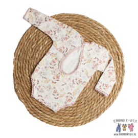 Newborn Romper - Flower Collection - Watercolor Rose Lace