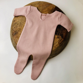 Newborn Onesie Footed - Special - Rose