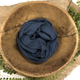 Organic Cotton Collection - Layer / Wrap -   blue