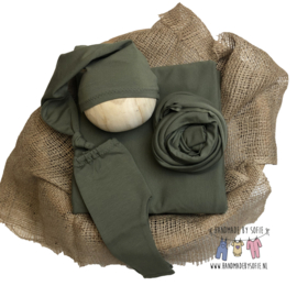 April Collection - Stretch Wrap - Olive