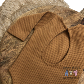 Newborn romper - Special - Deep Camel