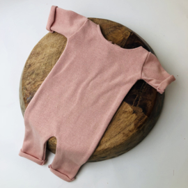 Newborn Onesie - Knitted Collection "Baby" - Rose