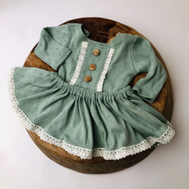 Newborn Romper met los rokje Special collection - Mint