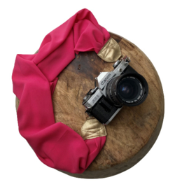 Camera Strap - Rose - Gold leather