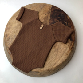 Newborn romper - Special - Brown