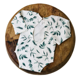 Newborn Romper - Flower Collection - Leaf