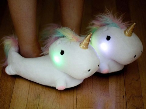 Unicorn Sloffen - Met LED Verlichting