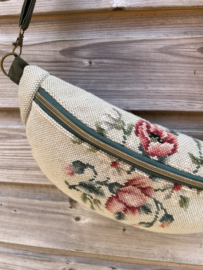 fannypack vintage bloemen