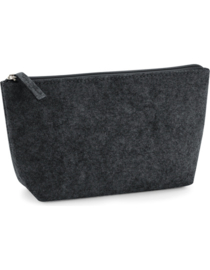 Felt Accessory Bag S (16x12,5x6cm) - Charcoal Melange