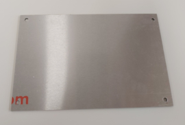 Redbond - silver brushed - 30x20cm