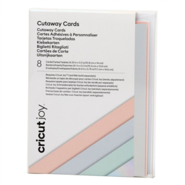 Cricut Joy - Cut-Away Card sampler R20 8pcs - Pastel