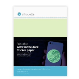 Silhouette Printable Glow in the dark sticker paper