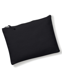 Canvas Accessory Pouch - Black - 22,5cmx16cm
