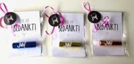 Lippenbalsem draaistick bedankt Juf