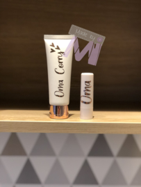 Set lippenbalsem met handcreme wit