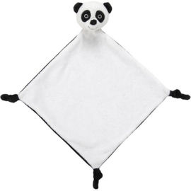 Panda knuffeldoekje met bedrukking