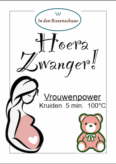 Teagift -Hoera Zwanger!-